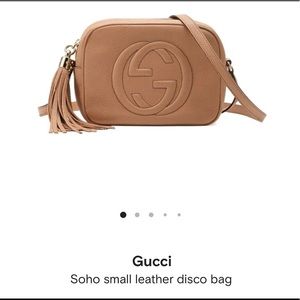 Authentic GUCCI soho leather disco bag